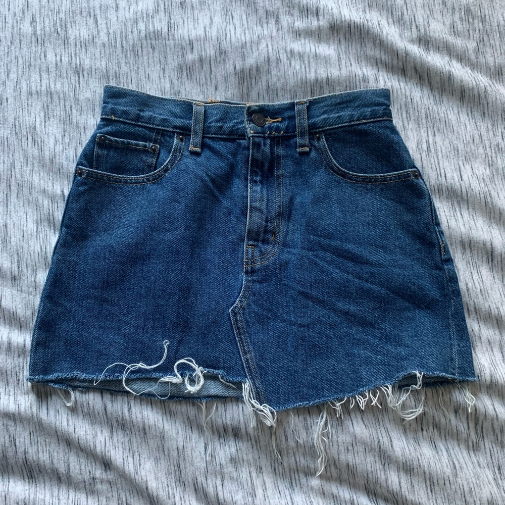 Aritzia Golden by TNA Denim Skirt -Size 0